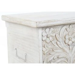 Pegane Coffre De Rangement En Bois De Manguier Coloris Blanc - Longueur 115 X... 10 Pegane Coffre De Rangement En Bois De Manguier Coloris Blanc - Longueur 115 X... -magasin Vente-unique coffre de rangement en bois de manguier coloris blanc longueur 115 x profondeur 40 x hauteur 45 cm 13503294 36984442 1140x1140