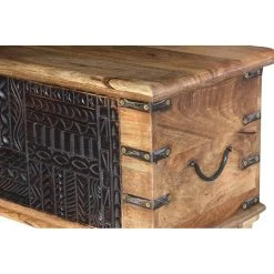 Pegane Coffre De Rangement En Bois De Manguier Coloris Naturel - Longueur 116... 10 Pegane Coffre De Rangement En Bois De Manguier Coloris Naturel - Longueur 116... -magasin Vente-unique coffre de rangement en bois de manguier coloris naturel longueur 116 x profondeur 40 x hauteur 45 cm 11934286 31597170 1140x1140