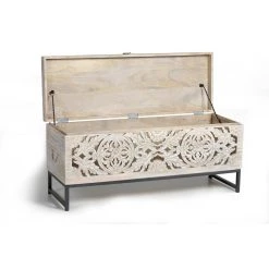 Pegane Coffre De Rangement En Bois De Manguier / Fer Coloris Gris Vieilli - L... 7 Pegane Coffre De Rangement En Bois De Manguier / Fer Coloris Gris Vieilli - L... -magasin Vente-unique coffre de rangement en bois de manguier fer coloris gris vieilli longueur 116 x profondeur 40 x hauteur 50 cm 11911672 31518614 1140x1140