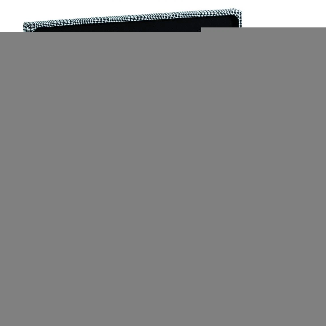 Pegane Coffre De Rangement En MDF Et Tissu Coloris noir-blanc - Longueur 65... 7 Pegane Coffre De Rangement En MDF Et Tissu Coloris noir-blanc - Longueur 65... – Image 5