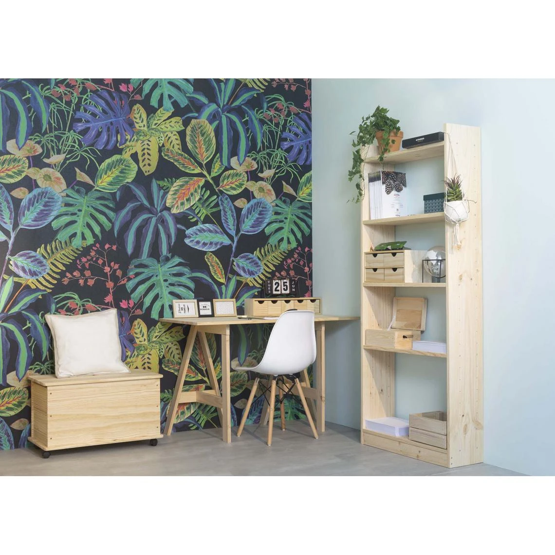 Astigarraga Coffre De Rangement En Pin Massif Avec 4 Roulettes 69 Litres. 6 Astigarraga Coffre De Rangement En Pin Massif Avec 4 Roulettes 69 Litres. – Image 4