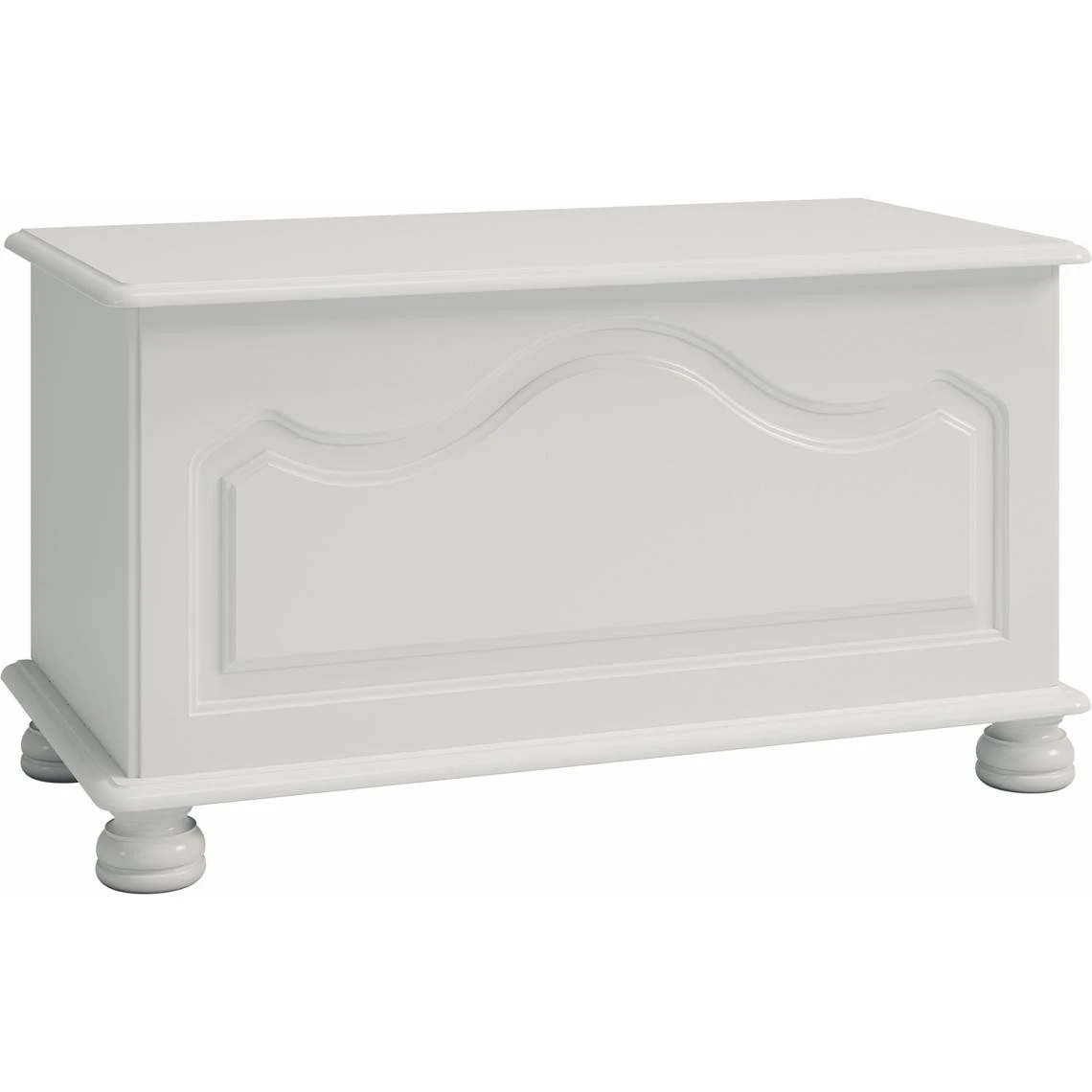 Pegane Coffre De Rangement En Pin Massif Coloris Blanc - Longueur 82,40 X Pro... 4 Pegane Coffre De Rangement En Pin Massif Coloris Blanc - Longueur 82,40 X Pro... – Image 2