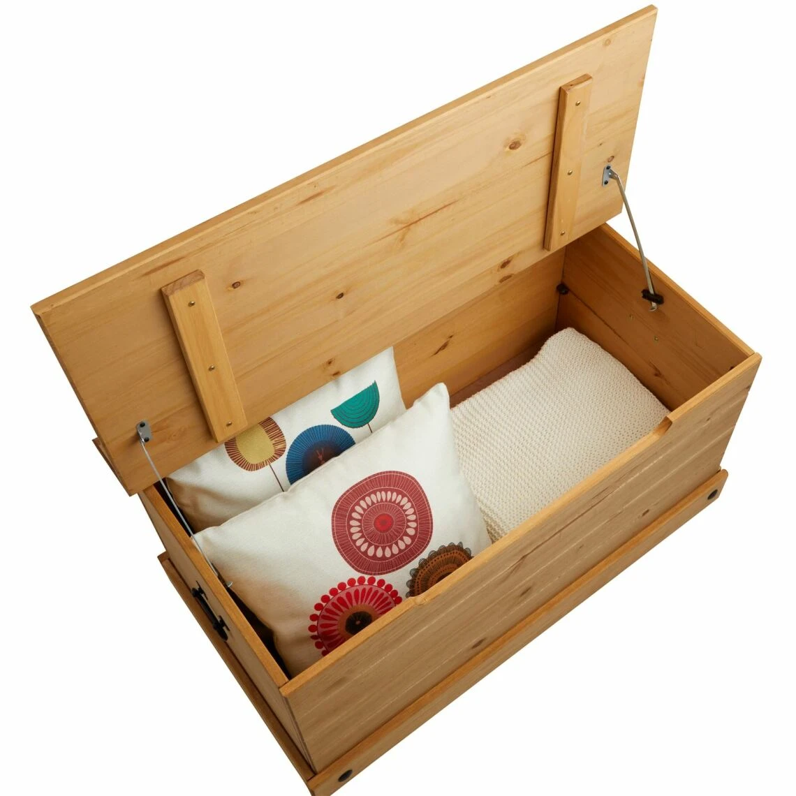 IDIMEX Coffre De Rangement En Pin SALSA Style Mexicain 7 IDIMEX Coffre De Rangement En Pin SALSA Style Mexicain – Image 5