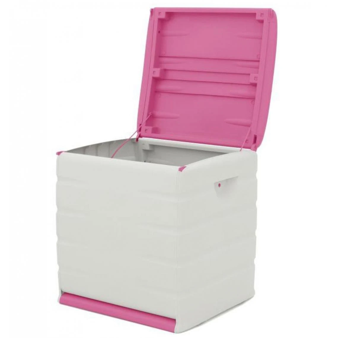 Pegane Coffre De Rangement Intérieur/extérieur Coloris Rose - Longueur 60 X... 4 Pegane Coffre De Rangement Intérieur/extérieur Coloris Rose - Longueur 60 X... – Image 2