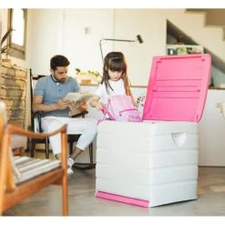 Pegane Coffre De Rangement Intérieur/extérieur Coloris Rose - Longueur 60 X... 7 Pegane Coffre De Rangement Intérieur/extérieur Coloris Rose - Longueur 60 X... -magasin Vente-unique coffre de rangement interieurexterieur coloris rose longueur 60 x profondeur 61 x hauteur 53 cm 11838680 31296460 1140x1140