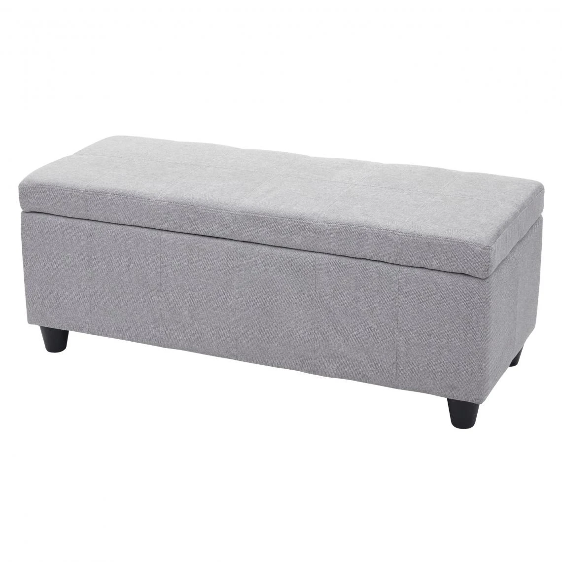 Mendler Coffre De Rangement Kriens, Banc, Tissu/textile, 45x114x45cm ~ Gris Cl... 4 Mendler Coffre De Rangement Kriens, Banc, Tissu/textile, 45x114x45cm ~ Gris Cl... â Image 2
