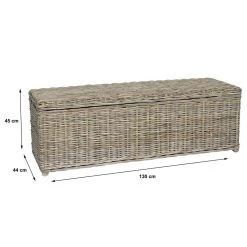 Vente-unique Coffre De Rangement En Kubu GAO - L130 X P45 X H44 Cm - Gris Naturel 10 Vente-unique Coffre De Rangement En Kubu GAO - L130 X P45 X H44 Cm - Gris Naturel -magasin Vente-unique coffre gao 11754224 31008218 1140x1140