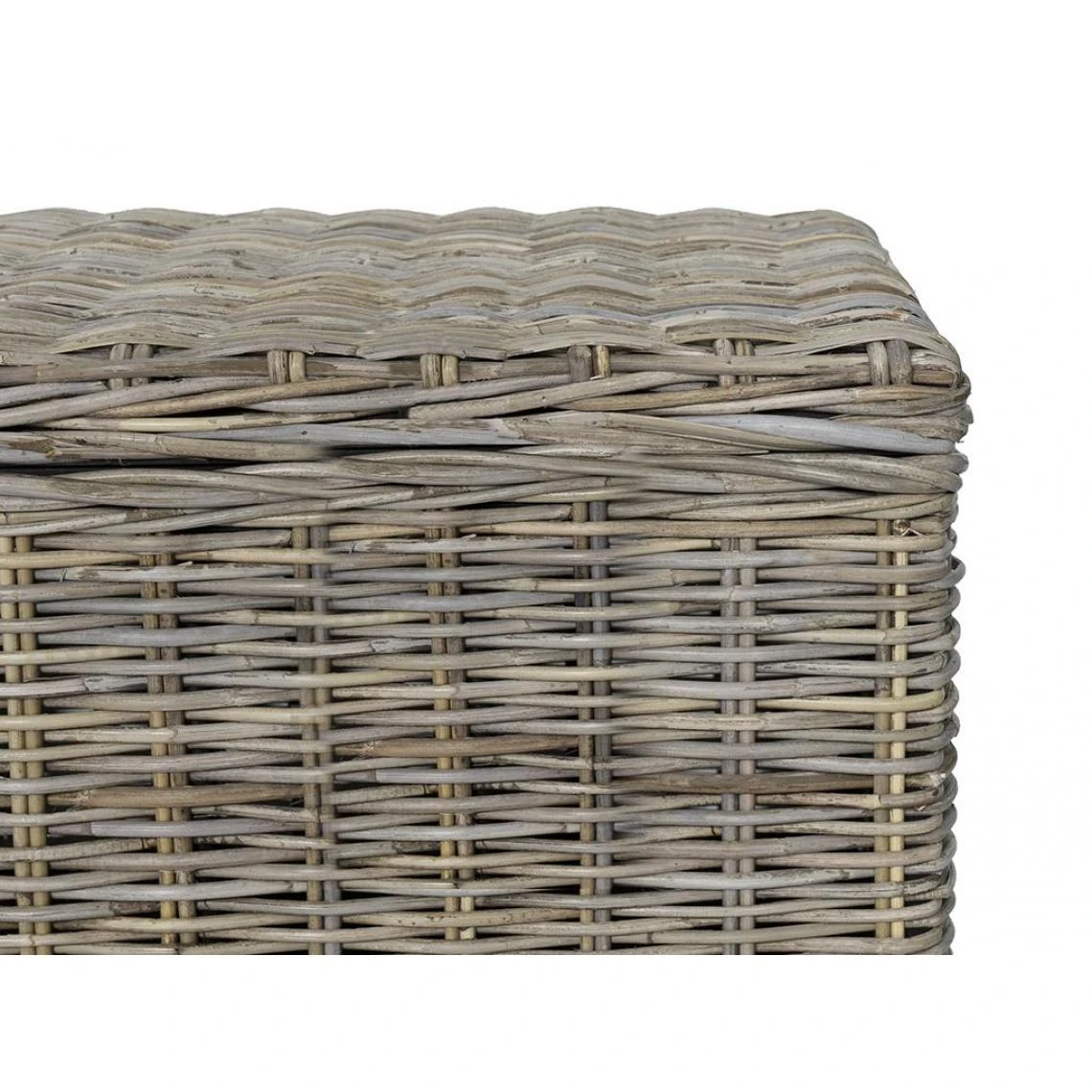 Vente-unique Coffre De Rangement En Kubu GAO - L130 X P45 X H44 Cm - Gris Naturel 7 Vente-unique Coffre De Rangement En Kubu GAO - L130 X P45 X H44 Cm - Gris Naturel – Image 5