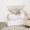 Atmosphera, Createur D'Interieur Coffre Jouets Biblio Enfant Bois Blanc Atmosphera