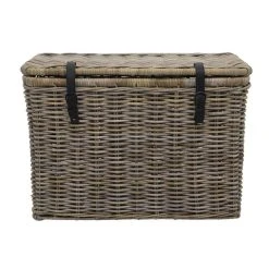 Vente-unique Lot De 2 Malles En Kubu NEFTA - L80 X P45 X H55 Cm Et L70 X P35 X H45 ... -magasin Vente-unique coffre nefta 11754226 31008228 1140x1140