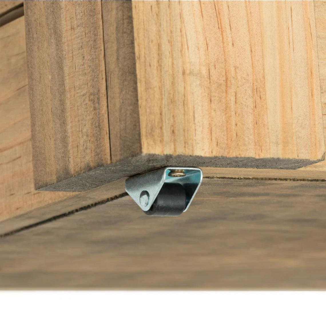 BOX FURNITURE Coffre Rangement Avec Couvercle Et Roues ECO 40x120x37 Pin Vieilli -... 7 BOX FURNITURE Coffre Rangement Avec Couvercle Et Roues ECO 40x120x37 Pin Vieilli -... – Image 5