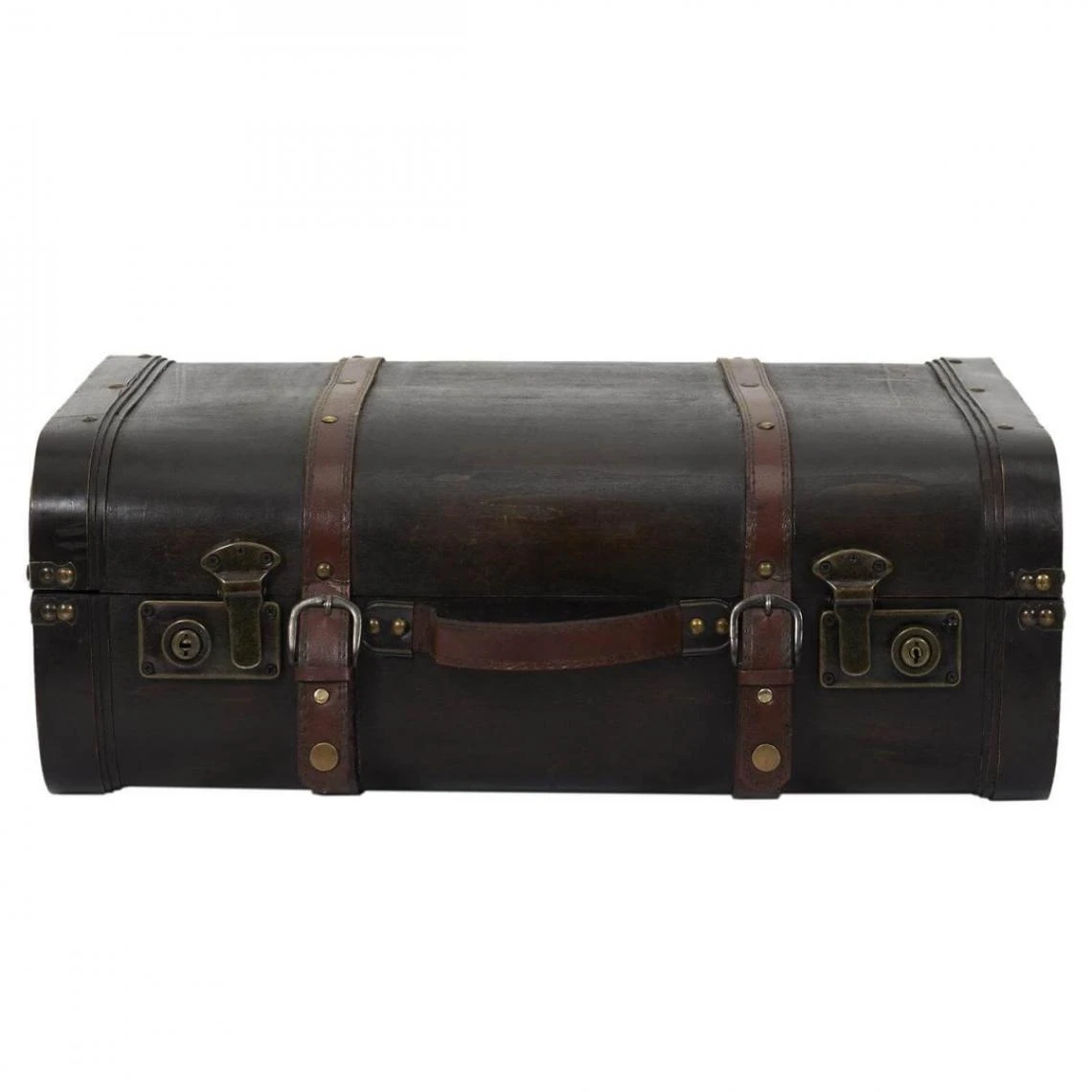 Altobuy CURTIS - Lot De 2 Malles De Rangement Vintage Simili Cuir 6 Altobuy CURTIS - Lot De 2 Malles De Rangement Vintage Simili Cuir – Image 4