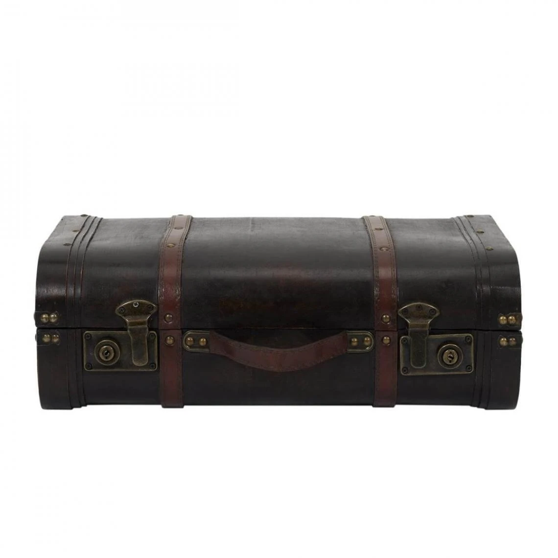 Altobuy CURTIS - Lot De 2 Malles De Rangement Vintage Simili Cuir 7 Altobuy CURTIS - Lot De 2 Malles De Rangement Vintage Simili Cuir – Image 5