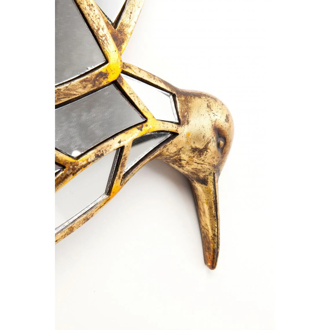 Kare Design Décoration Murale Dorée Colibri Miroir BUZZ 5 Kare Design Décoration Murale Dorée Colibri Miroir BUZZ – Image 3