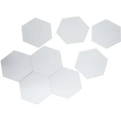 The Home Deco Factory Décoration Murale Miroir à Coller Palette Hexagone. 5 The Home Deco Factory Décoration Murale Miroir à Coller Palette Hexagone. -magasin Vente-unique decoration murale miroir a coller palette hexagone 13841838 38379686 1140x1140
