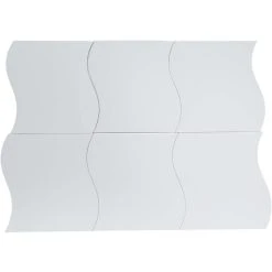 The Home Deco Factory Décoration Murale Miroir à Coller Palette Vague. 8 The Home Deco Factory Décoration Murale Miroir à Coller Palette Vague. -magasin Vente-unique decoration murale miroir a coller palette vague 13841852 38379740 1140x1140