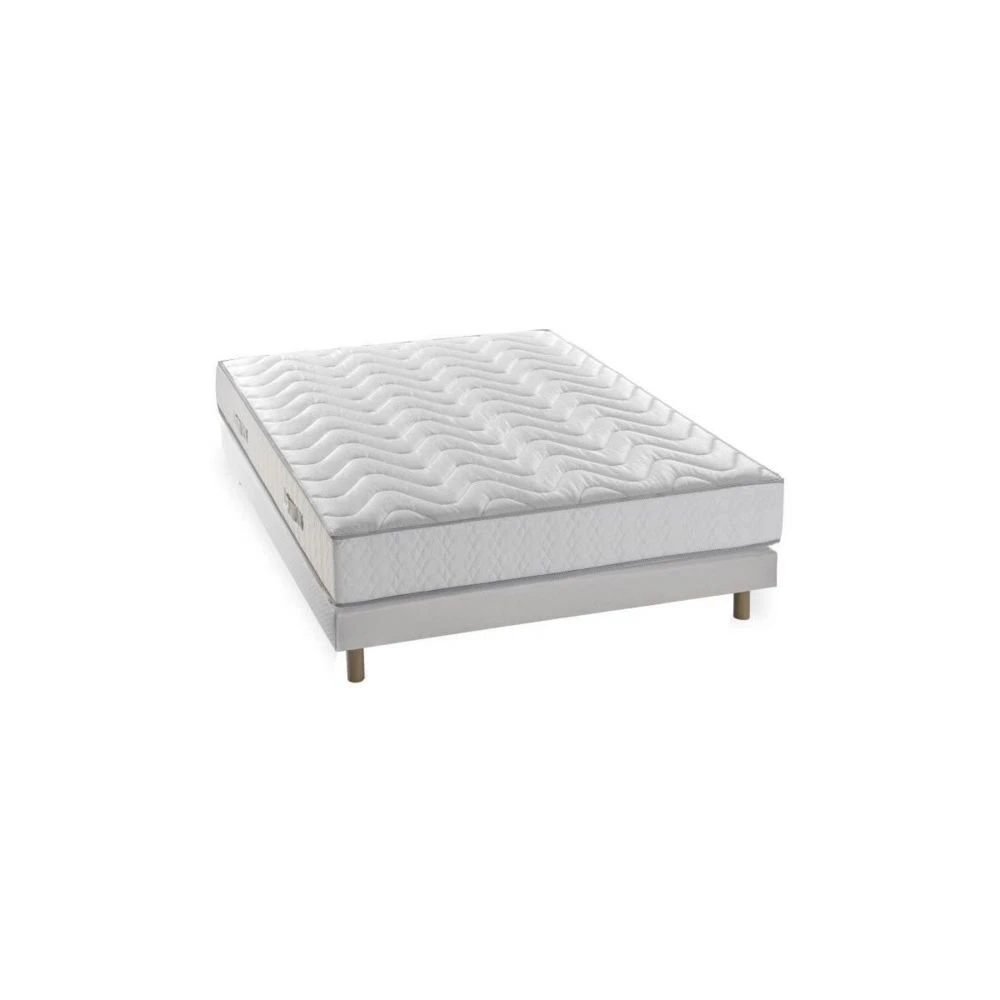 DEKO DREAM Ensemble Matelas + Sommier 140 X 190 - Mousse - 19 Cm - 5 Z... 4 DEKO DREAM Ensemble Matelas + Sommier 140 X 190 - Mousse - 19 Cm - 5 Z... – Image 2