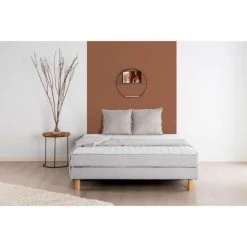 DEKO DREAM Ensemble Matelas + Sommier 160x200 - Mousse - AIRFLEX