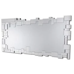 Dekoarte E023 - Miroir Moderne Mural Décoratif Grand, Avec Un Cadre D...