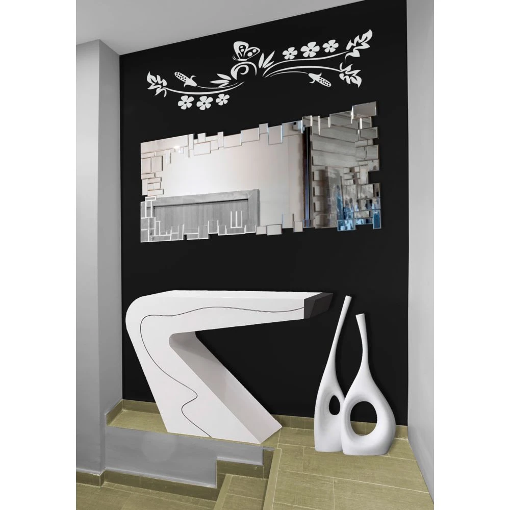 Dekoarte E023 - Miroir Moderne Mural Décoratif Grand, Avec Un Cadre D... 4 Dekoarte E023 - Miroir Moderne Mural Décoratif Grand, Avec Un Cadre D... – Image 2
