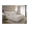 Vente-unique Ensemble Boxspring Complet Tête De Lit Avec Leds + Sommiers + Matelas... -magasin Vente-unique ensemble boxspring complet tete de lit avec leds sommiers matelas surmatelas asti de dreamea 160 x 200 cm simili creme et blanc 10332342 26709052 1140x1140
