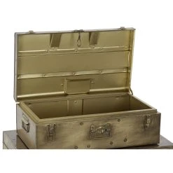 Pegane Ensemble De 2 Coffres En Métal Coloris Doré 7 Pegane Ensemble De 2 Coffres En Métal Coloris Doré -magasin Vente-unique ensemble de 2 coffres en metal coloris dore 13421432 36704132 132 1140x1140