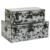 Pegane Ensemble De 2 Coffres En Métal Coloris Gris/blanc 1 Pegane Ensemble De 2 Coffres En Métal Coloris Gris/blanc -magasin Vente-unique ensemble de 2 coffres en metal coloris grisblanc 13421434 36704138 138 1140x1140