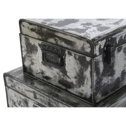 Pegane Ensemble De 2 Coffres En Métal Coloris Gris/blanc 8 Pegane Ensemble De 2 Coffres En Métal Coloris Gris/blanc -magasin Vente-unique ensemble de 2 coffres en metal coloris grisblanc 13421434 36704142 142 1140x1140