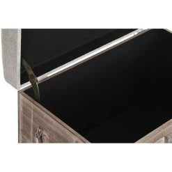 Pegane Ensemble De 2 Coffres / Poufs En Sapin Marron Et Tissu Coloris Crème. -magasin Vente-unique ensemble de 2 coffres poufs en sapin marron et tissu color 13421400 36704014 14 1140x1140