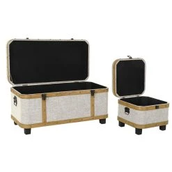 Pegane Ensemble De 3 Coffres / Bancs En Bois Et Polyester Coloris Blanc 7 Pegane Ensemble De 3 Coffres / Bancs En Bois Et Polyester Coloris Blanc -magasin Vente-unique ensemble de 3 coffres bancs en bois et polyester coloris b 13421424 36704100 100 1140x1140