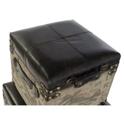 Pegane Ensemble De 3 Coffres / Poufs En Bois Et Lin Coloris Marron Motif Oise... 7 Pegane Ensemble De 3 Coffres / Poufs En Bois Et Lin Coloris Marron Motif Oise... -magasin Vente-unique ensemble de 3 coffres poufs en bois et lin coloris marron 13421402 36704020 20 1140x1140