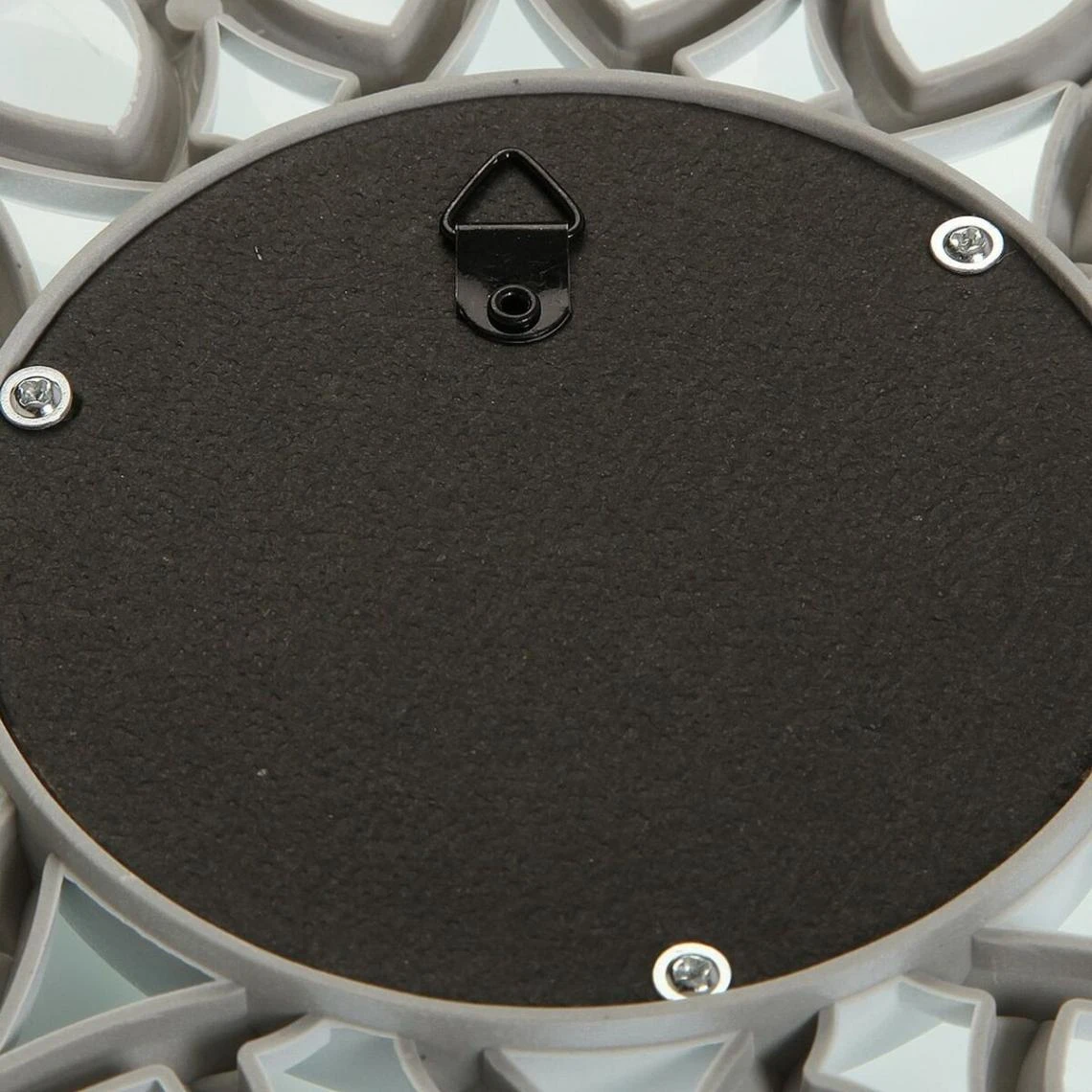 Versa Ensemble De Miroirs Mural Blanc Plastique (25 X 25 Cm) (3 Pcs) 6 Versa Ensemble De Miroirs Mural Blanc Plastique (25 X 25 Cm) (3 Pcs) – Image 4