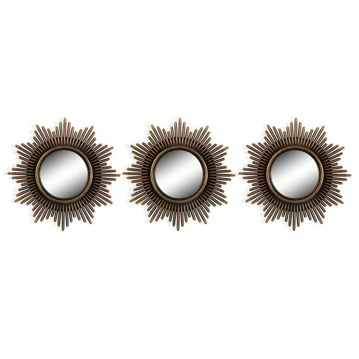 Versa Ensemble De Miroirs Mural Plastique (25 X 25 Cm) (3 Pcs) 3 Versa Ensemble De Miroirs Mural Plastique (25 X 25 Cm) (3 Pcs)