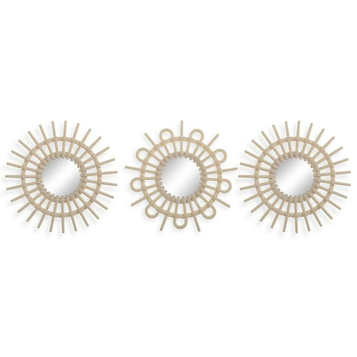 Versa Ensemble De Miroirs Mural Plastique (25 X 25 Cm) (3 Pcs) 3 Versa Ensemble De Miroirs Mural Plastique (25 X 25 Cm) (3 Pcs)