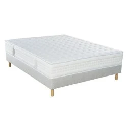 Ensemble Essenzia MERCURE + Sommier Tradition Graphic 13cm Et Pieds 16...
