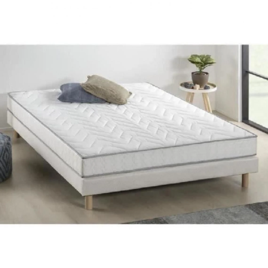 Finlandek Ensemble Matelas + Sommier 140 X 190 Cm - 5 Zones Et Mémoire De Forme... 3 Finlandek Ensemble Matelas + Sommier 140 X 190 Cm - 5 Zones Et Mémoire De Forme...