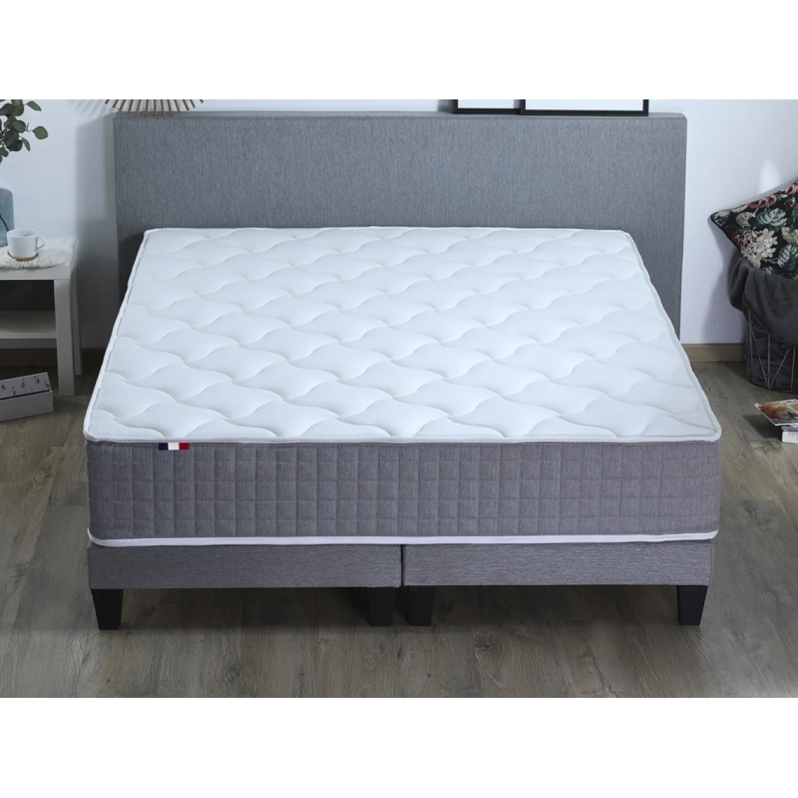 Idliterie Ensemble Matelas Ressort 7 Zones H.30cm + Sommier Fabriqué En France ... 6 Idliterie Ensemble Matelas Ressort 7 Zones H.30cm + Sommier Fabriqué En France ... – Image 4