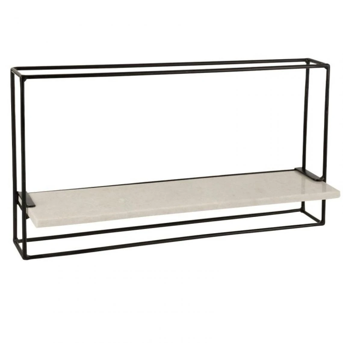 Paris Prix Etagère Murale 65x15x35 Cm En Marbre Blanc Et Métal 4 Paris Prix Etagère Murale 65x15x35 Cm En Marbre Blanc Et Métal – Image 2