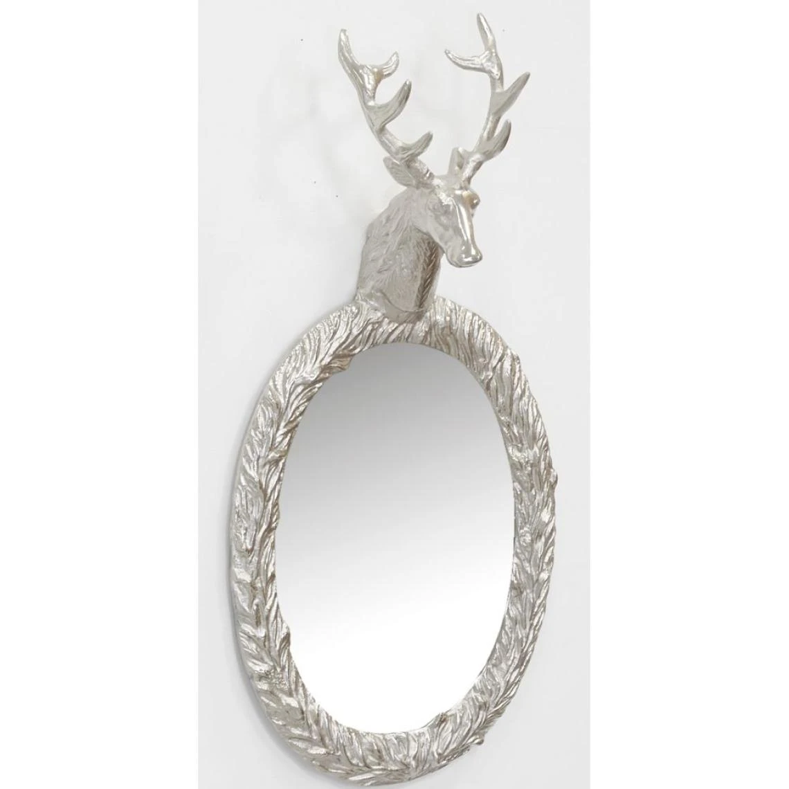 Aubry Gaspard Grand Miroir Cerf En Aluminium. 5 Aubry Gaspard Grand Miroir Cerf En Aluminium. – Image 3