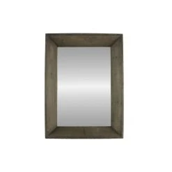 L'Héritier Du Temps Grand Miroir Rectangulaire Glace Murale Trumeau De Cheminée En Bois 7... -magasin Vente-unique grand miroir rectangulaire glace murale trumeau de cheminee en bois 7x58x78cm 1