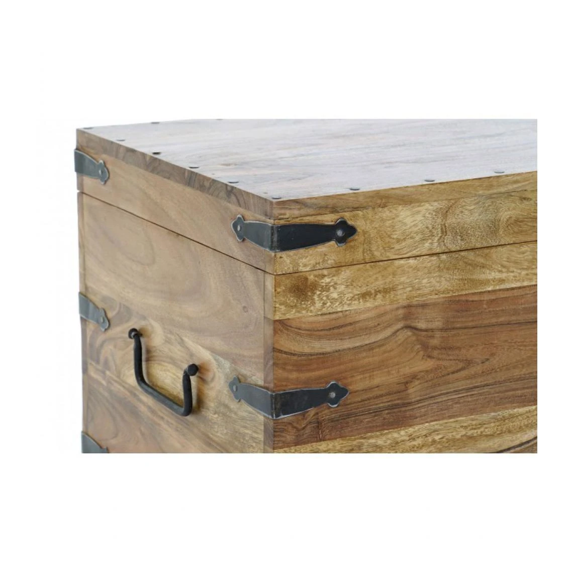 Wadiga Grande Malle De Rangement En Bois Massif Acacia 5 Wadiga Grande Malle De Rangement En Bois Massif Acacia – Image 3