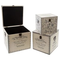 Atmosphera, Createur D'Interieur Malle Carré Hiver X 3