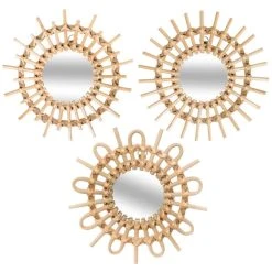 Atmosphera, Createur D'Interieur 3 Miroirs Rotin Soleil - Atmosphera 10 Atmosphera, Createur D'Interieur 3 Miroirs Rotin Soleil - Atmosphera -magasin Vente-unique i2 162204a 30092019124631 1