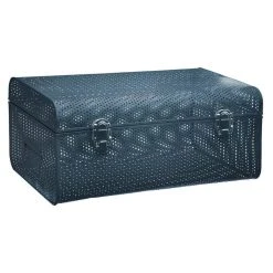 Atmosphera, Createur D'Interieur Cantine Métal Perforée X 2 Bleu - Atmosphera 9 Atmosphera, Createur D'Interieur Cantine Métal Perforée X 2 Bleu - Atmosphera -magasin Vente-unique i3 168396b 22072020120521