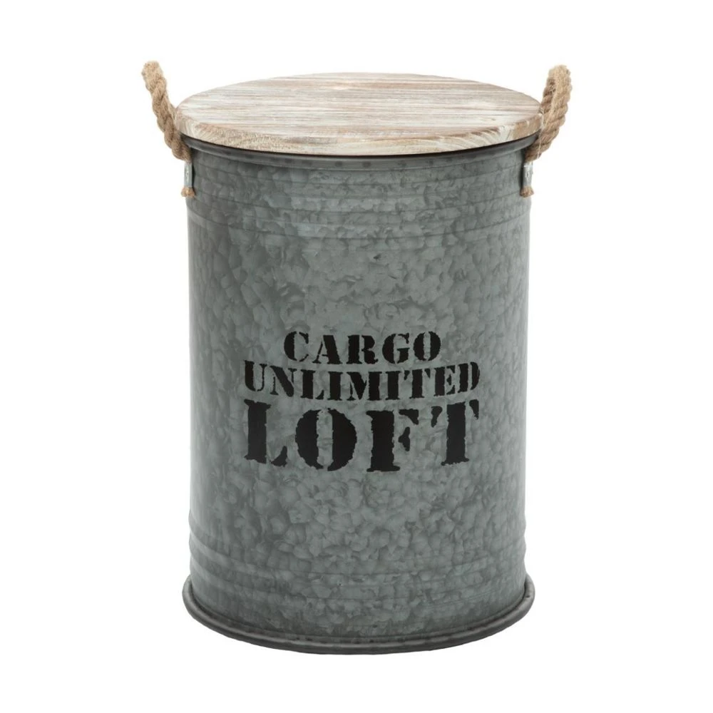 Atmosphera, Createur D'Interieur Coffre Bidon X 3 Loft Gris - Atmosphera 6 Atmosphera, Createur D'Interieur Coffre Bidon X 3 Loft Gris - Atmosphera – Image 4