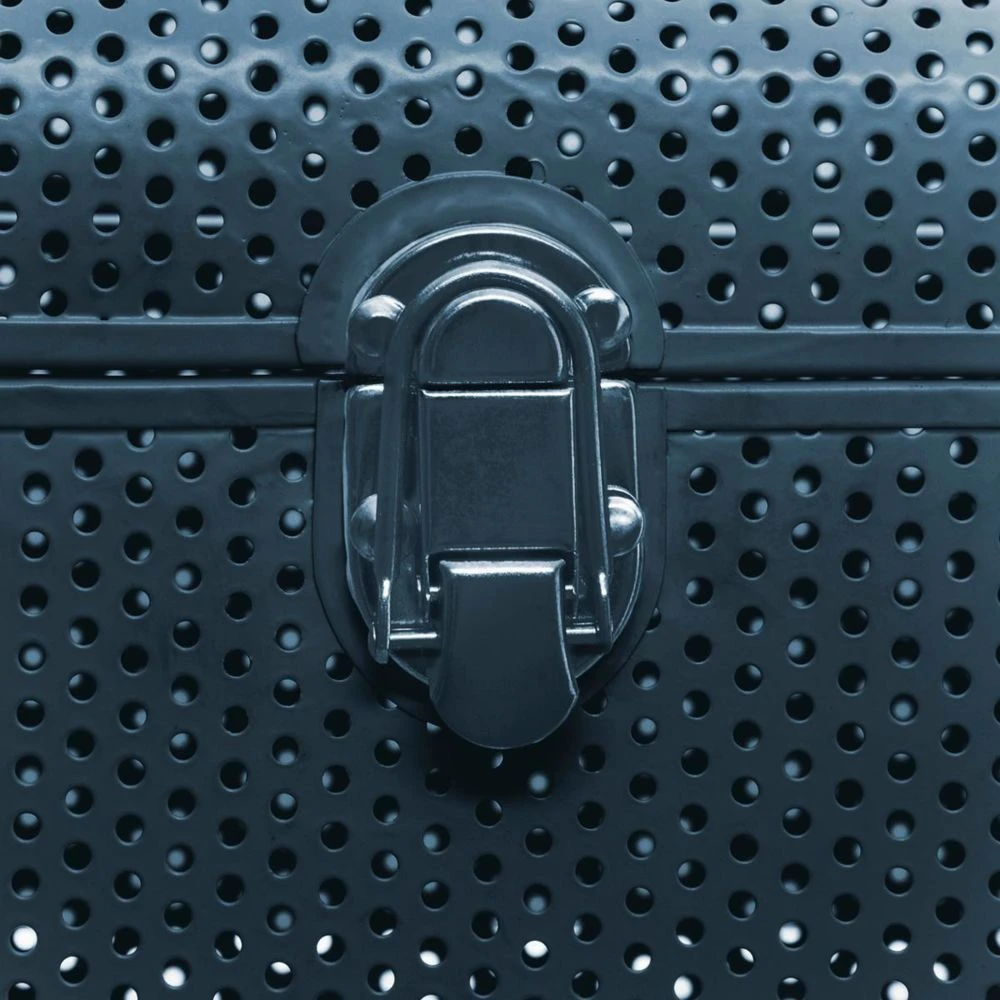 Atmosphera, Createur D'Interieur Cantine Métal Perforée X 2 Bleu - Atmosphera 7 Atmosphera, Createur D'Interieur Cantine Métal Perforée X 2 Bleu - Atmosphera – Image 5