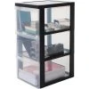 IRIS OHYAMA Armoire De Rangement - 3 Tiroirs De 15 L - Avec Roues - Po... -magasin Vente-unique iris ohyama armoire de rangement 3 tiroirs de 15 l avec roues poignees ergonomiques l29 x p375 x h615 cm noir 11519870 30176416 1140x1140