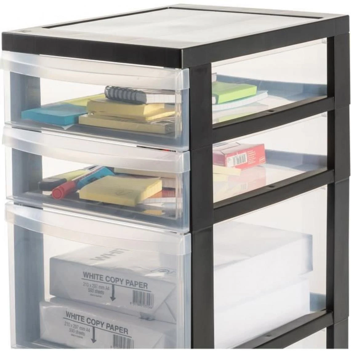 IRIS OHYAMA Armoire De Rangement - 4 Tiroirs (2x15 L + 2x7 L) - Avec R... 4 IRIS OHYAMA Armoire De Rangement - 4 Tiroirs (2x15 L + 2x7 L) - Avec R... – Image 2