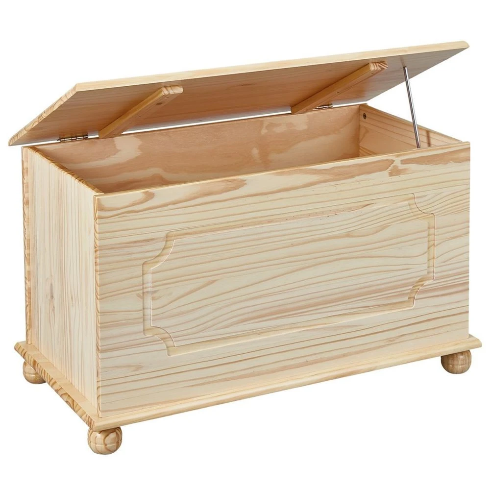 Altobuy Kalisha - Coffre à Jouets Naturel 4 Altobuy Kalisha - Coffre à Jouets Naturel – Image 2