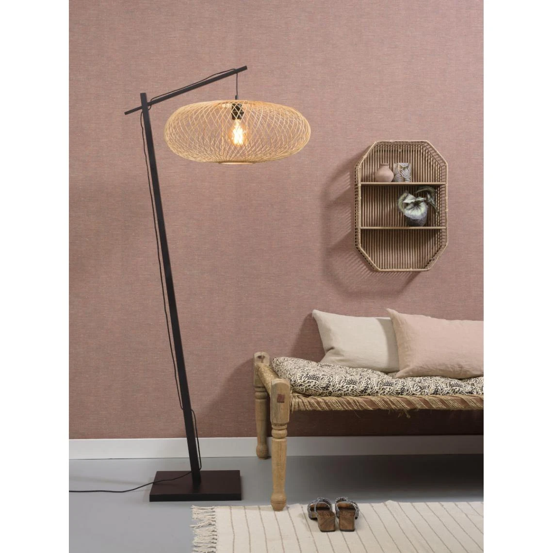 Good & Mojo Lampadaire Couleur Naturel Cango 5 Good & Mojo Lampadaire Couleur Naturel Cango – Image 3